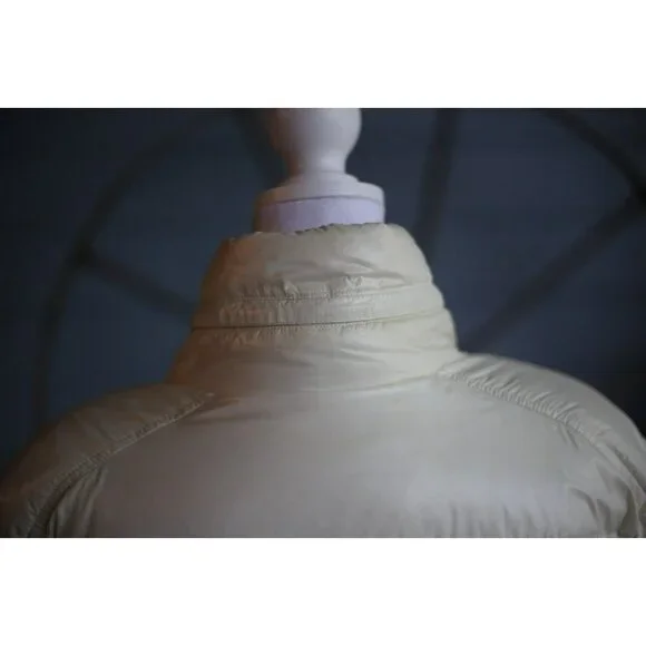 RARE Moncler White Down Puffer Jacket Size 1 / Small $1,925